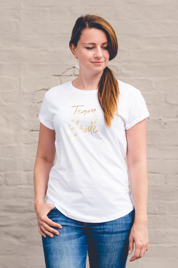 Team Bride T-Shirt für den Junggesellinnenabschied