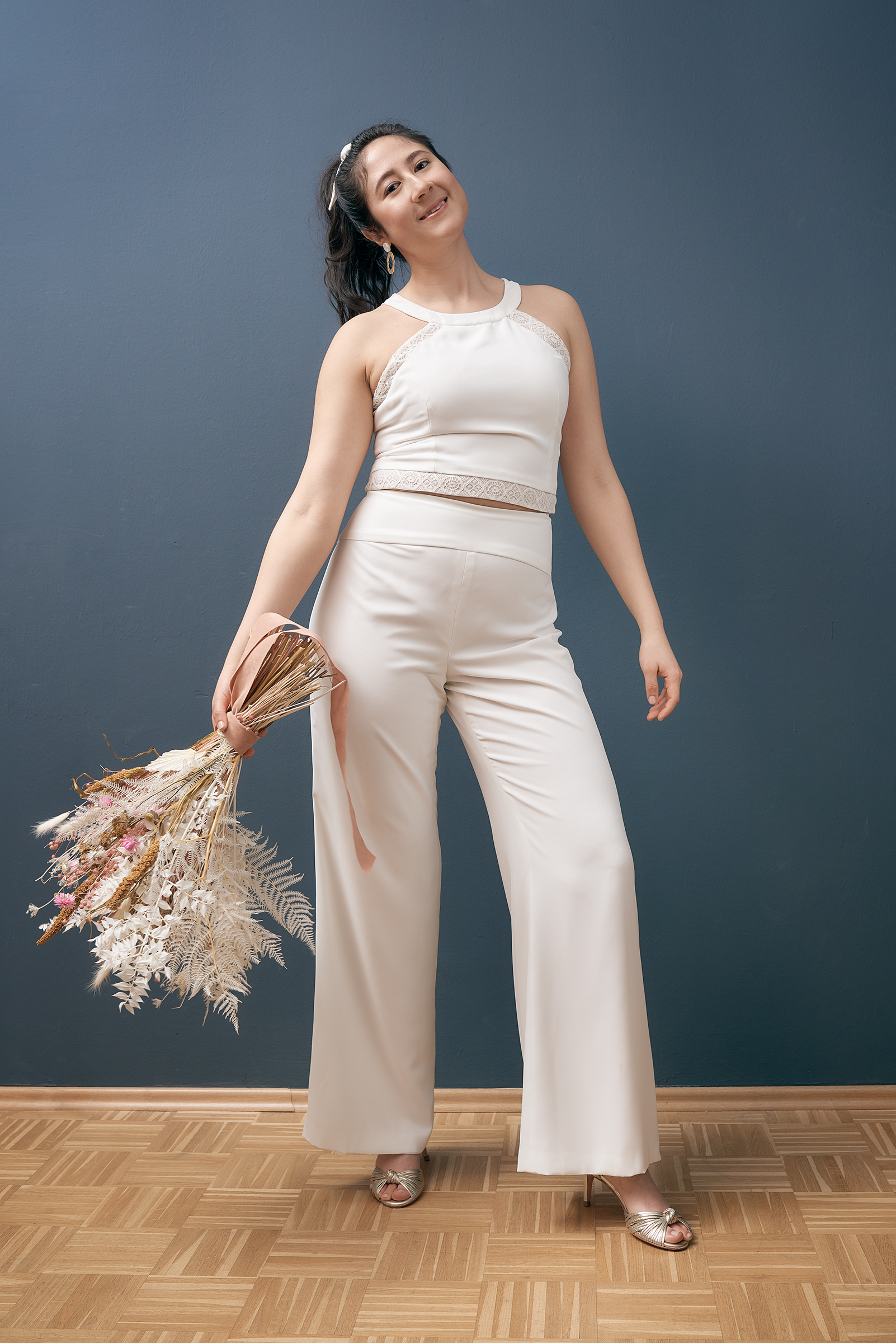 SAMPLE SALE: Puristische Marlenehose Irene Gr. 38 – Bild 4