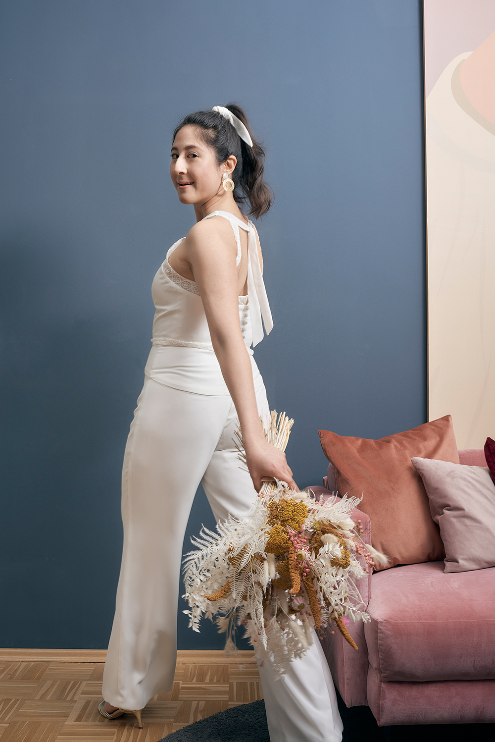 SAMPLE SALE: Puristische Marlenehose Irene Gr. 38 – Bild 2