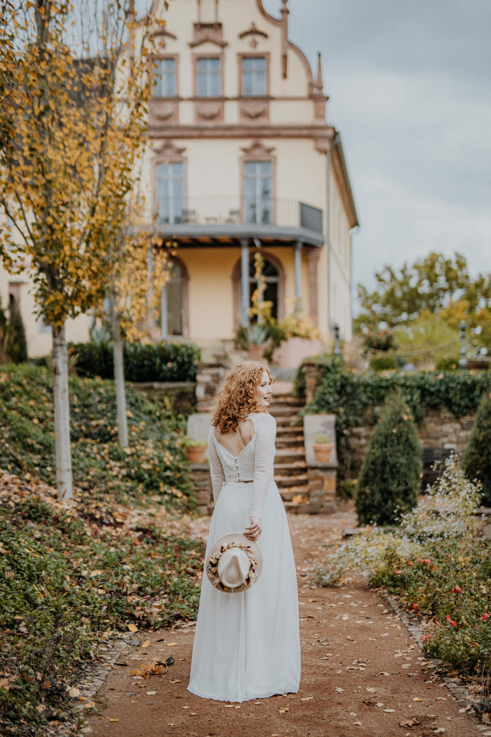 SAMPLE SALE: Braut-Spitzentop Marilla mit Raglanärmeln Gr. 38/40 – Bild 3